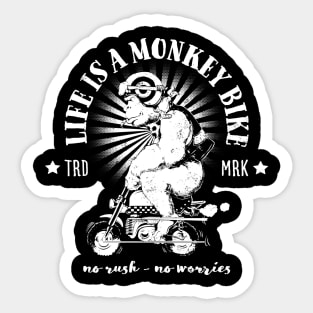 Monkey Bike Sticker